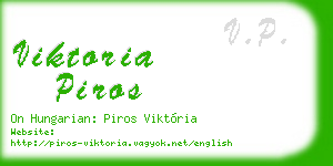 viktoria piros business card