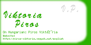 viktoria piros business card